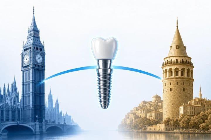 Londra'dan İstanbul'a Diş İmplantı: 2 Seyahat Hasta Rehberi (2026)